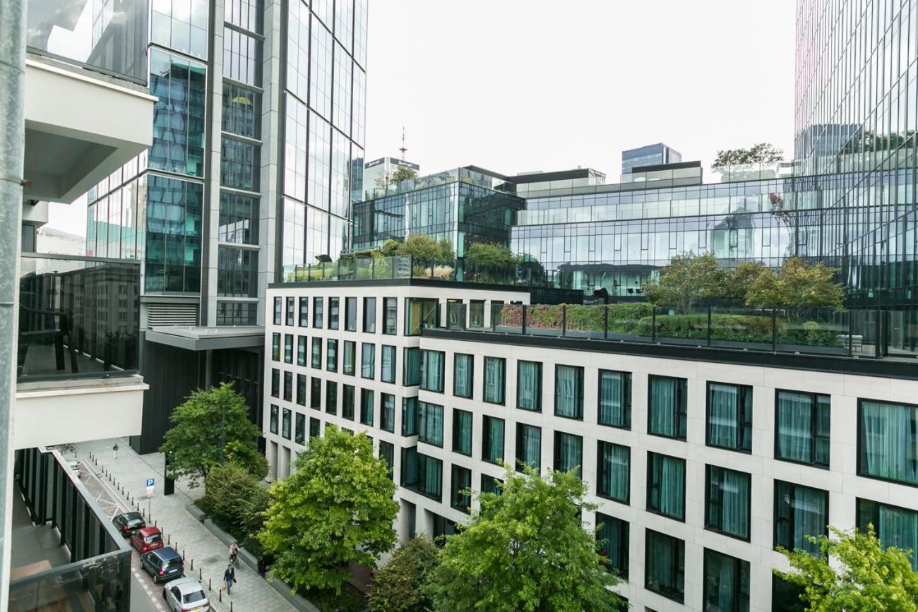 Ferienwohnung Chmielna 106 - Free Parking - Duzy Balkon Warschau Exterior foto